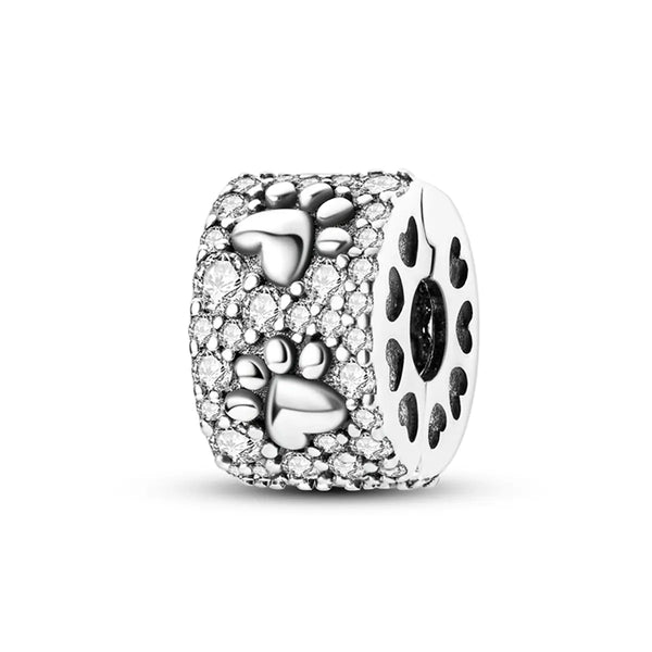 Paw Prints Spacer Charm