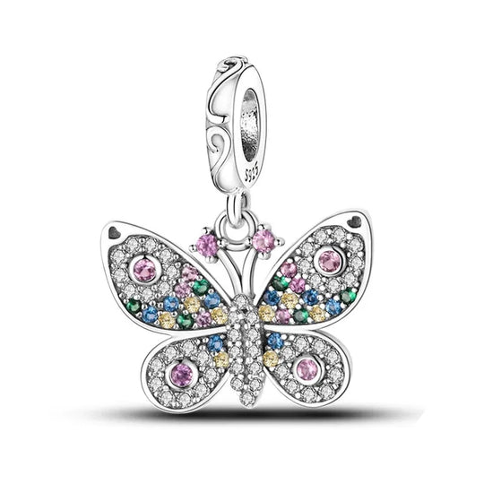 Colorful Butterfly Charm