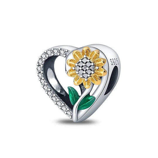 Love Sunflower Charm